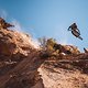 Reed Boggs competes at Red Bull Rampage in Virgin, Utah on October 26, 2018 // Paris Gore / Red Bull Content Pool // AP-1XAYTSAMH2111 // Usage for editorial use only // Please go to www.redbullcontentpool.com for further information. //