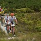 Kristian Hynek of Canyon leads a group along the route during stage 1 of the 2019 Absa Cape Epic Mountain Bike stage race held from Hermanus High School in Hermanus, South Africa on the 18th March 2019.

Photo by Shaun Roy/Cape Epic

PLEASE ENSUR