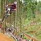 Aaron Gwin unmittelbar vor dem Ziel. An diesem Tag hat es für ihn nicht gereicht.