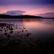 Sonnenuntergang/Blaue Stunde am Stausee Eibenstock