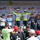 Philip BUYS (RSA) and Matthys BEUKES (RSA) of team PYGA Euro Steel win stage 5 of the 2019 Absa Cape Epic Mountain Bike stage race held from Oak Valley Estate in Elgin to the University of Stellenbosch Sports Fields in Stellenbosch, South Africa on t