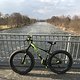 Crushed Ice auf dem Spandauer Schifffahrtskanal - Blick vom Saatwinkel-Steg