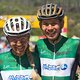 Green Mixed Jersey leaders Laura Stark &amp; Sebastian Stark of TBR-Werner during stage 6 of the 2019 Absa Cape Epic Mountain Bike stage race from the University of Stellenbosch Sports Fields in Stellenbosch, South Africa on the 23rd March 2019

Photo