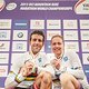 Die neuen Weltmeister: Alban Lakata und Gunn-Rita Dahle-Flesjaa.