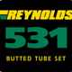tapered round track - Reynold 531 tandem blades