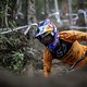 Loic Bruni performs during the Downhill race at Crankworx in Rotorua, New Zealand on March 22, 2019