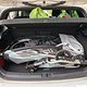 Knapp lässt sich der Leggero Enso 2 im Kofferraum eines VW Golf unterbringen, ohne die Sitze umzuklappen