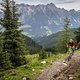 Die Leoganger Steinberge bilden einen tollen Horizont, den man auf der Big 5 Bike Challenge oft bestaunen kann