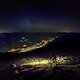 Klare Nacht über Aosta