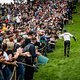 Jackson Goldstone celebrates during Red Bull Hardline at Dinas Mawddwy, Wales on September 11, 2022 // Nathan Hughes / Red Bull Content Pool // SI202209110688 // Usage for editorial use only //