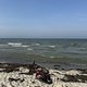 Zum Beine auflockern an den Strand