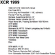 GT STS XCR 1999 Teileliste