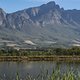 Lead riders on a dam wall during Stage 1 of the 2024 Absa Cape Epic Mountain Bike stage race from Saronsberg Wine Estate to Saronsberg Wine Estate, Tulbagh, South Africa on the 18th March 2024. Photo by Dominic Barnardt / Cape Epic
PLEASE ENSURE THE 