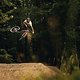 Hier wird das neue Downhill/Freeride-Bike schon gefahren