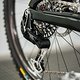 Geschaltet wird mit einer Sram XX Eagle Transmission Gruppe ...