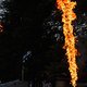 Flammen bei einem MTB-Rennen sind eine tolle Idee.