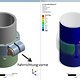 Normale Klemme Simulation