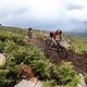 Kim Le Court and Vera Looser during stage 6 of the 2023 Absa Cape Epic Mountain Bike stage race from Lourensford Wine Estate to Lourensford Wine Estate in Somerset West, South Africa on the 25 th March 2023. Photo Sam Clark