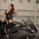 rebel in latex on a ducati 1199 racing bike by danmorrill-d5v4qvj