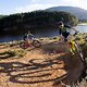 Candice Lill and Adelheid Morath during stage 4 of the 2019 Absa Cape Epic Mountain Bike stage race from Oak Valley Estate in Elgin, South Africa on the 21st March 2019.

Photo by Sam Clark/Cape Epic

PLEASE ENSURE THE APPROPRIATE CREDIT IS GIVEN