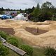 Der Pumptrack wurde für dieses Jahr von Empire of Dirt komplett neu angelegt