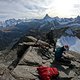 1800 Tiefenmeter - Zermatt wartet im fernen Tal auf uns