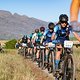 Leading ladies bunch on stage 1 of the 2021 Absa Cape Epic Mountain Bike stage race from Eselfontein in Ceres to Eselfontein in Ceres, South Africa on the 18th October 2021

Photo by Kelvin Trautman/Cape Epic

PLEASE ENSURE THE APPROPRIATE CREDIT IS 