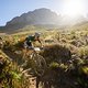 Sebastian Stark and Laura Stark during the final stage (stage 7) of the 2019 Absa Cape Epic Mountain Bike stage race from the University of Stellenbosch Sports Fields in Stellenbosch to Val de Vie Estate in Paarl, South Africa on the 24th March 2019.