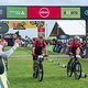 Team Diff-lock &amp; Stofstreep, Marius Hurter and Adele Niemand start the Prologue of the 2021 Absa Cape Epic Mountain Bike stage race held at The University of Cape Town, Cape Town, South Africa on the 17th October 2021

Photo by Kelvin Trautman/Cape E