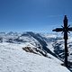 Skitour in den Kitzbühlern mit genialer Aussicht, Restpulver und einer Andeutung von Firn. Danach auf die Sonnenterrasse :D