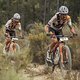 during Stage 4 of the 2025 Absa Cape Epic Mountain Bike stage race held at Fairview, Paarl, Cape Town, South Africa on the 20th March 2025. Photo by Nick Muzik/Cape Epic
PLEASE ENSURE THE APPROPRIATE CREDIT IS GIVEN TO THE PHOTOGRAPHER AND ABSA CAPE 