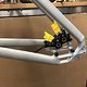 Cannondale Hooligan 2013 (Cargo, Torgny Fjeldskaar Build #2)... Test fitting the Magura Brakes!