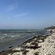 Zum Beine auflockern an den Strand