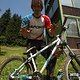 Dieser Teilnehmer bestritt das Rennen auf dem Hardtail