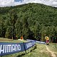 Ein Vollgas-Stück über die Skipiste führt in den finalen Wald, den wir bisher noch nicht begutachten konnten.