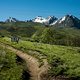 Das erste Drittel der Strecke ist landschaftlich sehr ansprechend, aber fahrtechnisch eher unspektakulär und für World Cup-Verhältnisse äußerst simpel