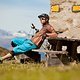 Gehört zum Velo-fahren dazu: Die Pause auf der Hütte. Foto Wolfgang Watzke