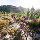 Annika Langvad and Anna van der Breggen during stage 5 of the 2019 Absa Cape Epic Mountain Bike stage race held from Oak Valley Estate in Elgin to the University of Stellenbosch Sports Fields in Stellenbosch, South Africa on the 22nd March 2019.

P