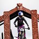Tahnée Seagrave performs during Downhill training at Crankworx in Rotorua, New Zealand on March 20, 2019
