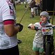 The son of Hermanus Francois Joubert with his dad&#039;s bike before the start of Prologue of the 2019 Absa Cape Epic Mountain Bike stage race held at the University of Cape Town in Cape Town, South Africa on the 17th March 2019.

Photo by Dwayne Senior