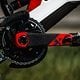 Vorne kommt eine leichte SRAM X01 DH-Carbon-Kurbel zum Einsatz