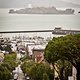 83 Stürmisch aber lohnenswert: Blick auf Alcatraz