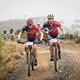 Rider helping his team mate up a climb during the Prologue of the 2019 Absa Cape Epic Mountain Bike stage race held at the University of Cape Town in Cape Town, South Africa on the 17th March 2019.

Photo by Xavier Briel/Cape Epic

PLEASE ENSURE 