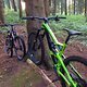 The first day with my new YT Industries Capra CF Comp 1 Enduro and a Radon Slide 150 E1 with a Fox Float 36 2015 and a Vivid air