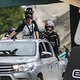 Rose-Teamfahrer Jakub Vencl und Nicholi Rogatin.
