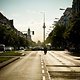 Fahrt durch Berlin - im Hintergrund der Fernsehturm