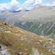 Trail von der Fuorcla Surlej hinunter ins Val Roseg