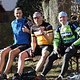 Apres-Bierchen nach Rennradtour im Februar