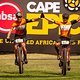 Laura Stigger and Sina Frei of 91-Songo-Specialized win stage 4 and retain the leadres jersey of the 2021 Absa Cape Epic Mountain Bike stage race from Saronsberg in Tulbagh to CPUT in Wellington, South Africa on the 21th October 2021

Photo by Nick M