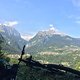 Kurz vor Comano Terme, Blick zurück in die Brenta, Blick auf Tuenno, AlpenX auf der Marvin-Route